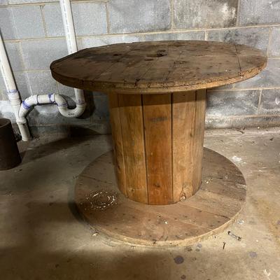 Large Wooden Wire Spool Table (BS1-MG)