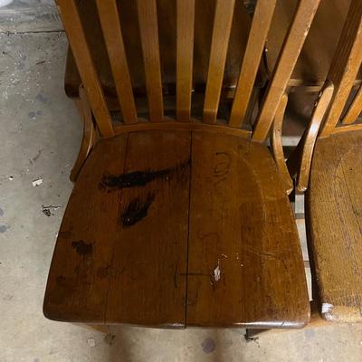 Four Wooden Chairs (BS1-MG)
