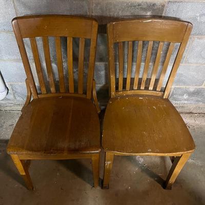 Four Wooden Chairs (BS1-MG)