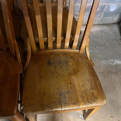 Four Wooden Chairs (BS1-MG)