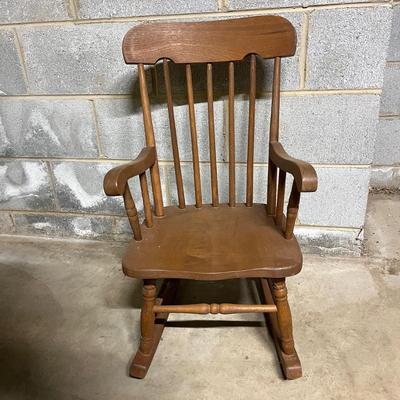 Wooden Childâ€™s Rocking Chair and Cradle (BS1-MG)
