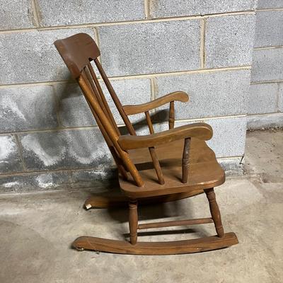 Wooden Childâ€™s Rocking Chair and Cradle (BS1-MG)