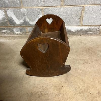 Wooden Childâ€™s Rocking Chair and Cradle (BS1-MG)