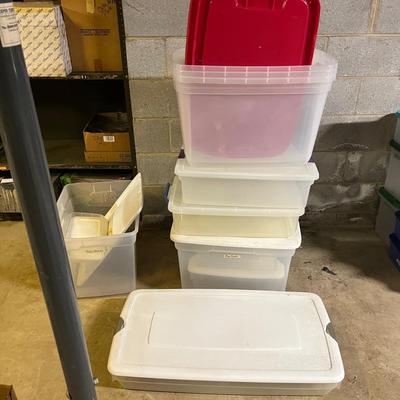 Sterilite Plastic Storage Containers (BS1-MG)