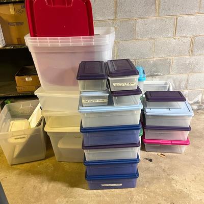 Sterilite Plastic Storage Containers (BS1-MG)