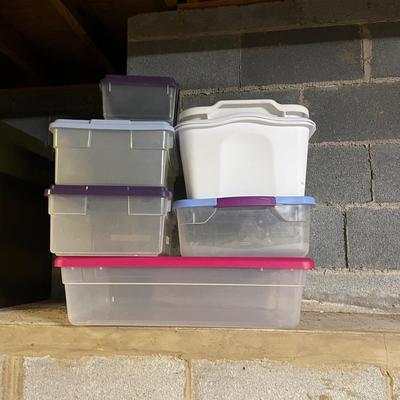 Sterilite Plastic Storage Containers (BS1-MG)