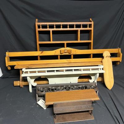 Variety of Wooden Wall Mounted Shelves (BS1-MG)