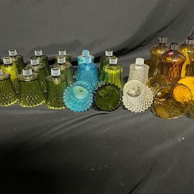 Large Collection of Glass Votive Cup Candleholders (BS1-MG)