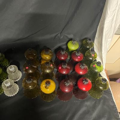 Large Collection of Glass Votive Cup Candleholders (BS1-MG)