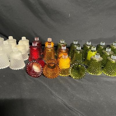 Large Collection of Glass Votive Cup Candleholders (BS1-MG)