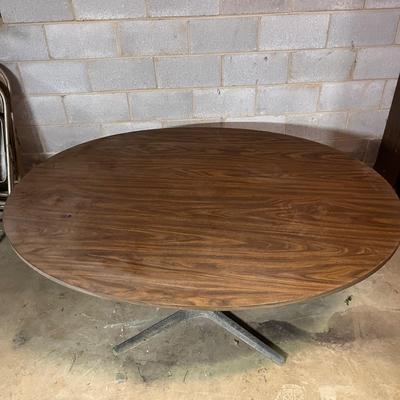 Wooden Topped Table with Metal Base (BS1-MG)