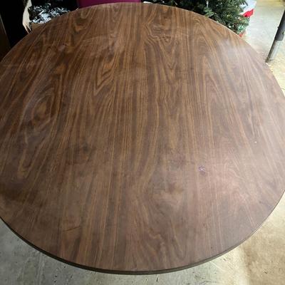Wooden Topped Table with Metal Base (BS1-MG)
