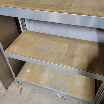 Five Metal Shelving Units (BS2-DW)