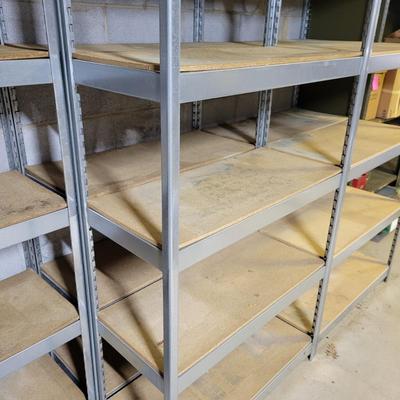 Five Metal Shelving Units (BS2-DW)