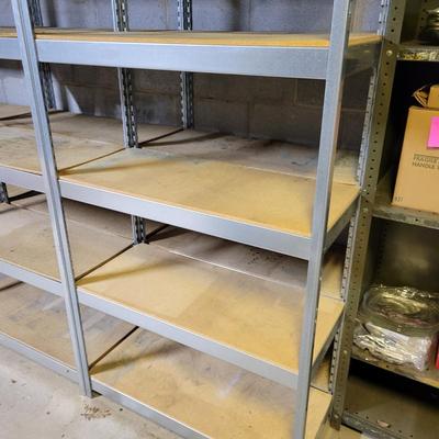 Five Metal Shelving Units (BS2-DW)