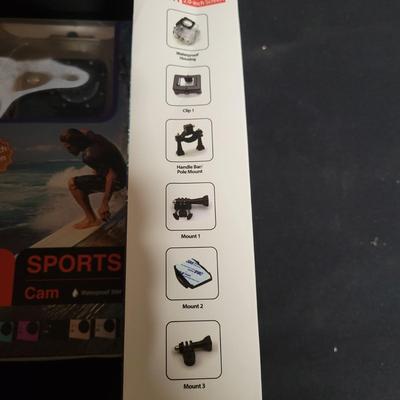 Two 1080p Sports Cameras, Portable Scanner and a 8gb MicroSDHC Card (BS2-DW)