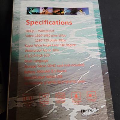 Two 1080p Sports Cameras, Portable Scanner and a 8gb MicroSDHC Card (BS2-DW)