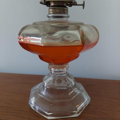 Two Antique Oil Lamps (B3-BBL)
