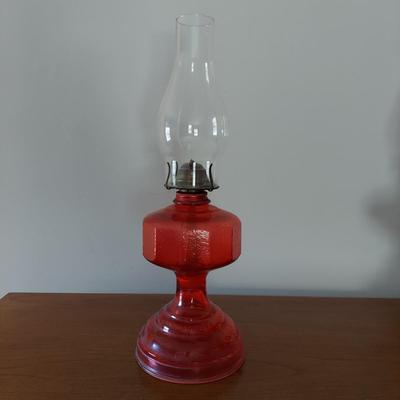 Two Antique Oil Lamps (B3-BBL)