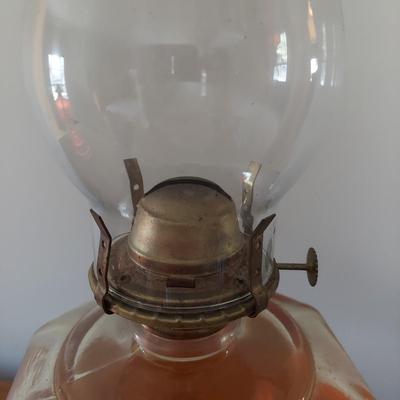 Two Antique Oil Lamps (B3-BBL)