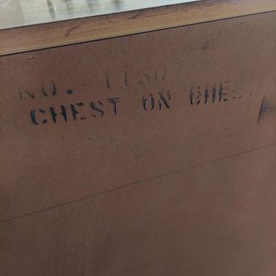 Vintage Chest on Chest Dresser (B3-BBL)