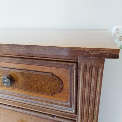 Vintage Chest on Chest Dresser (B3-BBL)