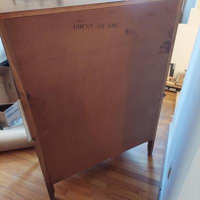 Vintage Chest on Chest Dresser (B3-BBL)
