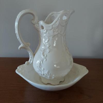 Three Vintage Wash Bowl and Pitcher Sets (B3-BBL)