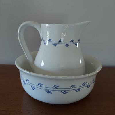 Three Vintage Wash Bowl and Pitcher Sets (B3-BBL)