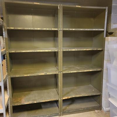 Pair of Metal Shelving Units (BS2-DW)