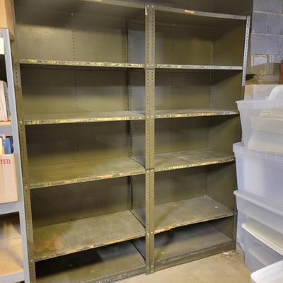 Pair of Metal Shelving Units (BS2-DW)