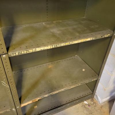 Pair of Metal Shelving Units (BS2-DW)