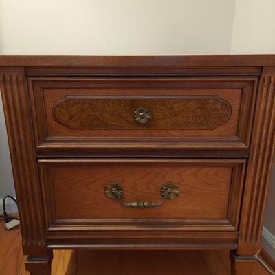 Two Vintage Nightstands (B3-BBL)