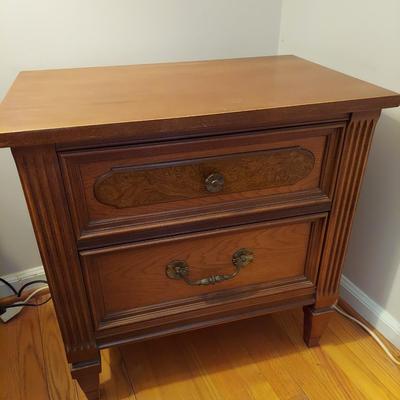 Two Vintage Nightstands (B3-BBL)
