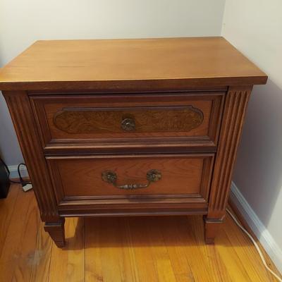 Two Vintage Nightstands (B3-BBL)