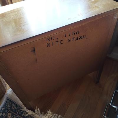 Two Vintage Nightstands (B3-BBL)