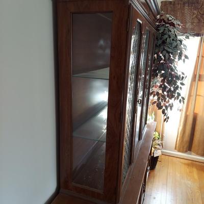 Vintage French Provincial China Hutch (B3-BBL)