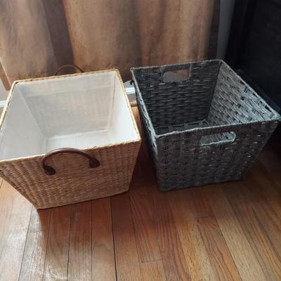 Closet Accessories Including Laundry Hampers, Shoe Rack and Storage Baskets (B3-BBL)