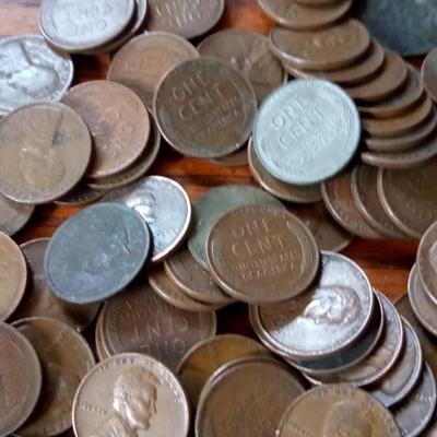 LOT 1 LARGE LOT OF OLD LINCOLN CENTS