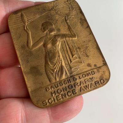 Antique Bausch & Lomb Honorary Science Award