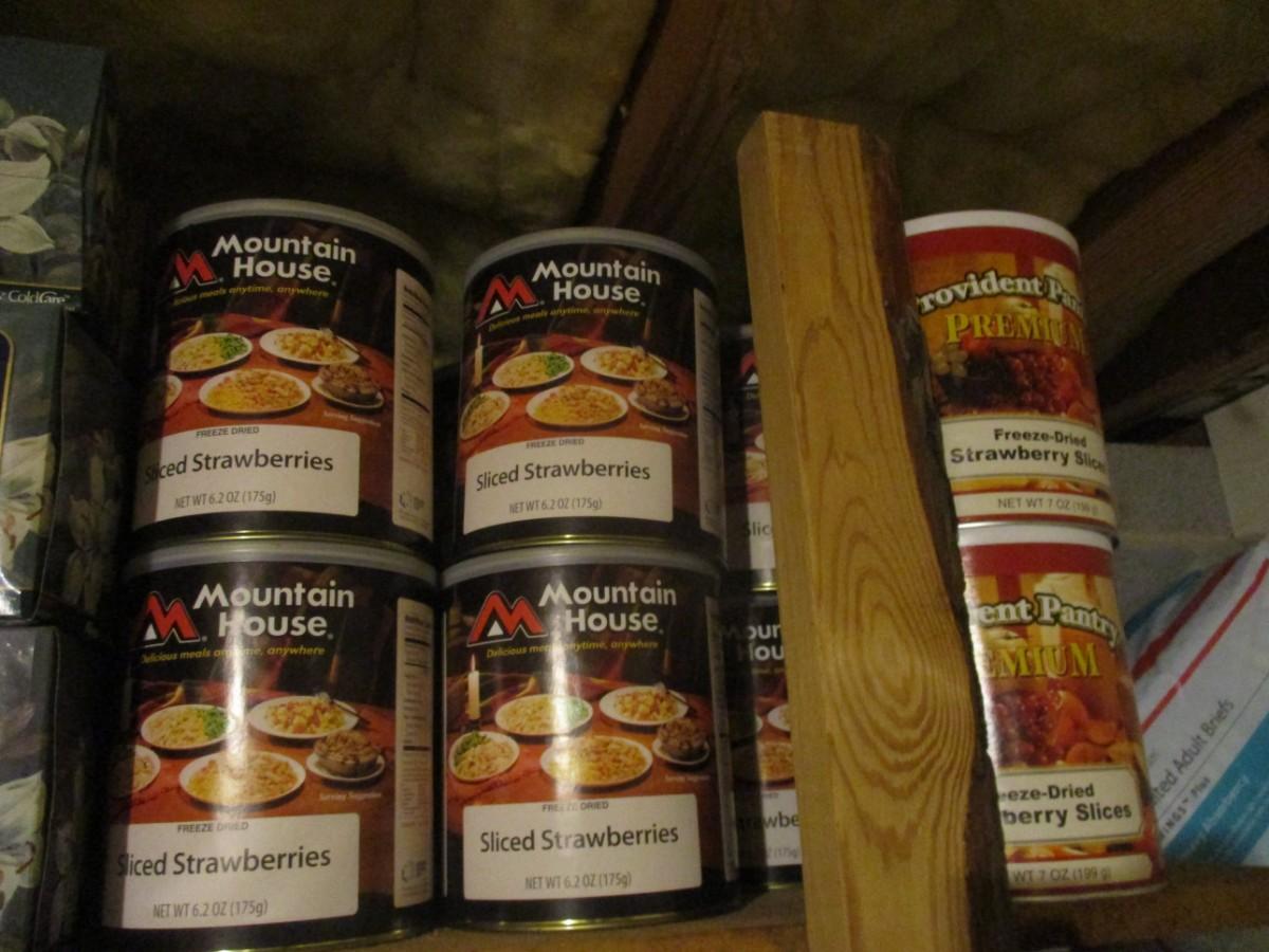 12 Cans Of Emergency Storage Food C