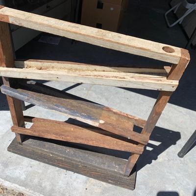 Antique Hand Made Ball Drop Toy