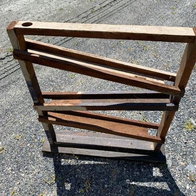 Antique Hand Made Ball Drop Toy