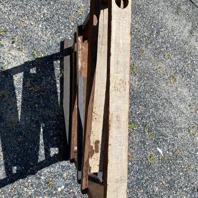 Antique Hand Made Ball Drop Toy