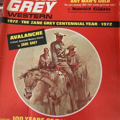 Vintage Lot Westerns Magazines Zane Grey Lot 2