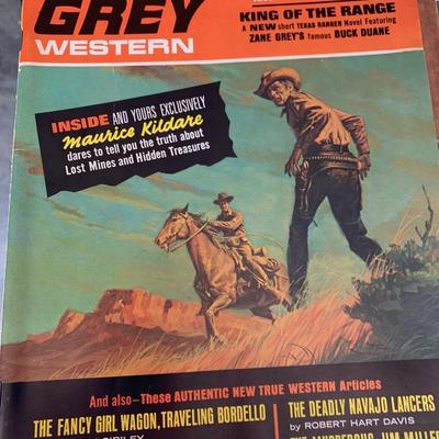 Vintage Lot Westerns Magazines Zane Grey Lot 2