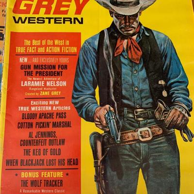 Vintage Lot Westerns Magazines Zane Grey Lot 2