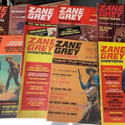 Vintage Lot Westerns Magazines Zane Grey Lot 2