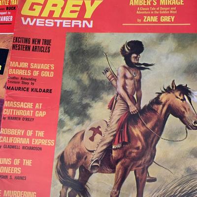 Vintage Westerns Magazines Zane Grey