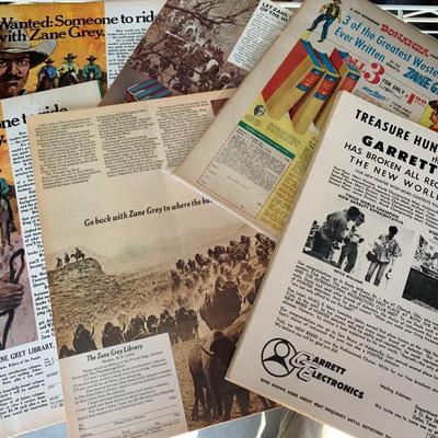 Vintage Westerns Magazines Zane Grey